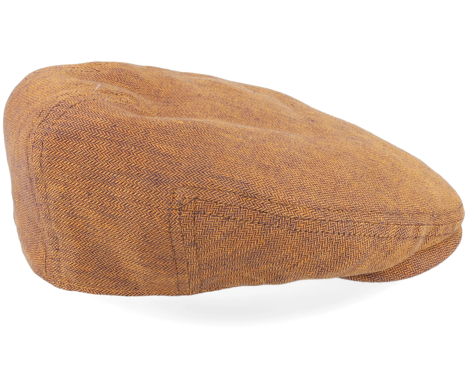 Driver Cap Linen Herringbone Red Flat Cap - Stetson 3 Driver Cap Linen Herringbone Red Flat Cap - Stetson - Image 3