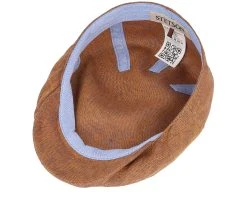 Driver Cap Linen Herringbone Red Flat Cap - Stetson 8 Driver Cap Linen Herringbone Red Flat Cap - Stetson -Fashion Hat Discount Store 4063633128134 4