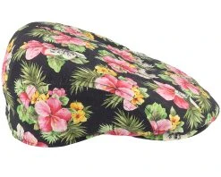 Ivy Cap Cotton Hawaii Print Floral Pattern Flat Cap - Stetson 7 Ivy Cap Cotton Hawaii Print Floral Pattern Flat Cap - Stetson -Fashion Hat Discount Store 4063633129063 3