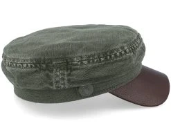 Peabody Cotton/Linen Olive Vega Cap - Stetson -Fashion Hat Discount Store 4063633129209 3