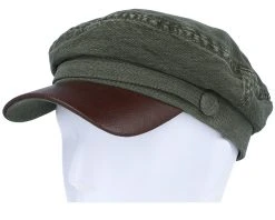 Peabody Cotton/Linen Olive Vega Cap - Stetson -Fashion Hat Discount Store 4063633129209 5