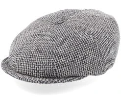 Hatteras Cotton Jersey Blue/White Flat Cap - Stetson