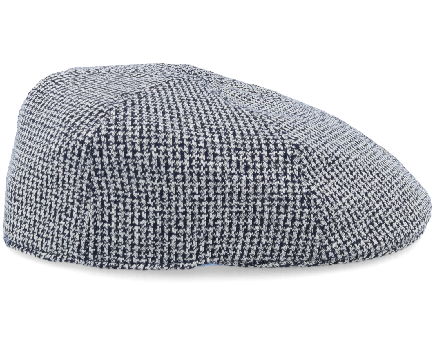 Texas Cotton Jersey Blue/White Flat Cap - Stetson 3 Texas Cotton Jersey Blue/White Flat Cap - Stetson - Image 3