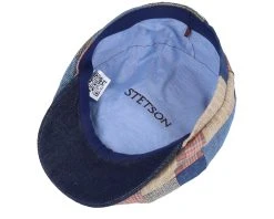 Hatteras Patchwork Patchwork Flat Cap - Stetson -Fashion Hat Discount Store 4063633129803 4