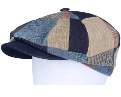 Hatteras Patchwork Patchwork Flat Cap - Stetson -Fashion Hat Discount Store 4063633129803 5