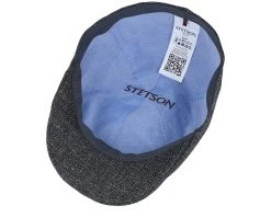 Texas Virgin Wool/Linen Grey Flat Cap - Stetson -Fashion Hat Discount Store 4063633131431 4