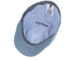 Texas Virgin Wool/Linen Blue Flat Cap - Stetson -Fashion Hat Discount Store 4063633131523 4