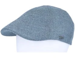 Texas Virgin Wool/Linen Blue Flat Cap - Stetson -Fashion Hat Discount Store 4063633131523 5