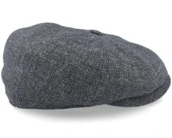 Hatteras Virgin Wool/Linen Grey Flat Cap - Stetson 7 Hatteras Virgin Wool/Linen Grey Flat Cap - Stetson -Fashion Hat Discount Store 4063633131615 3