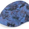 Texas Organic Linen Sustainable Blue Flat Cap - Stetson
