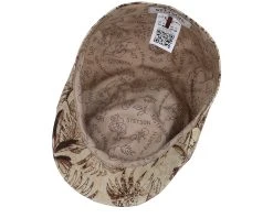 Texas Organic Linen Sustainable Beige Flat Cap - Stetson -Fashion Hat Discount Store 4063633132209 4