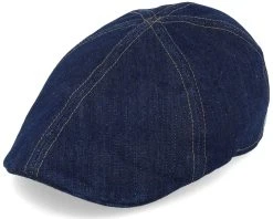 Texas Sustainable Denim Blue Flat Cap - Stetson
