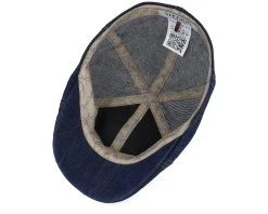 Texas Sustainable Denim Blue Flat Cap - Stetson -Fashion Hat Discount Store 4063633132377 5