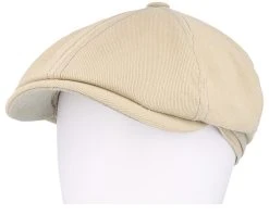 6-panel Cap Cotton Sustainable Beige Flat Cap - Stetson -Fashion Hat Discount Store 4063633132384 5