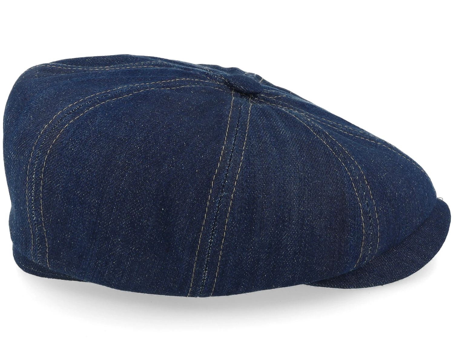 Hatteras Sustainable Denim Blue Flat Cap - Stetson 3 Hatteras Sustainable Denim Blue Flat Cap - Stetson - Image 3
