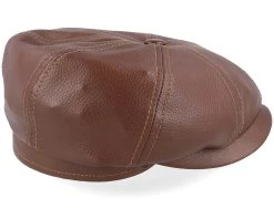 Hatteras Lamb Nappa Brown Flat Cap - Stetson -Fashion Hat Discount Store 4063633135163 3