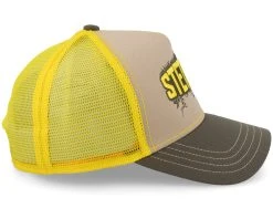 Ape Sustainable Beige/Olive/Yellow Trucker - Stetson 9 Ape Sustainable Beige/Olive/Yellow Trucker - Stetson -Fashion Hat Discount Store 4063633135569 4