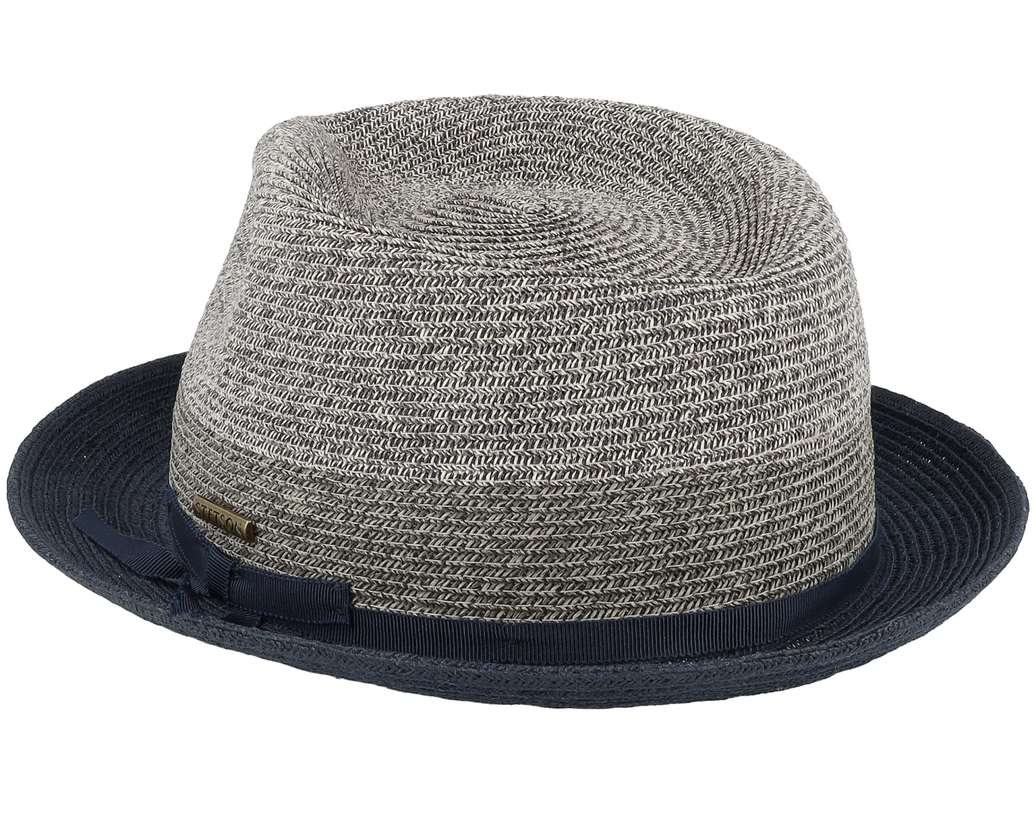 Player Toyo Blue/Grey Straw Hat - Stetson 2 Player Toyo Blue/Grey Straw Hat - Stetson - Image 2