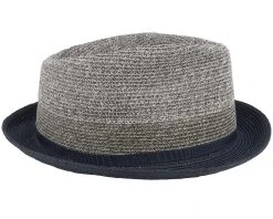 Player Toyo Blue/Grey Straw Hat - Stetson 6 Player Toyo Blue/Grey Straw Hat - Stetson -Fashion Hat Discount Store 4063633135613 3