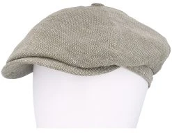 6-panel Cap Linen Olive/Beige Flat Cap - Stetson -Fashion Hat Discount Store 4063633135729 5