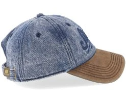 Baseball Denim Vintage Distressed Blue/Beige Dad Cap - Stetson -Fashion Hat Discount Store 4063633136054 4