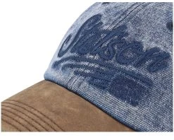 Baseball Denim Vintage Distressed Blue/Beige Dad Cap - Stetson -Fashion Hat Discount Store 4063633136054 6