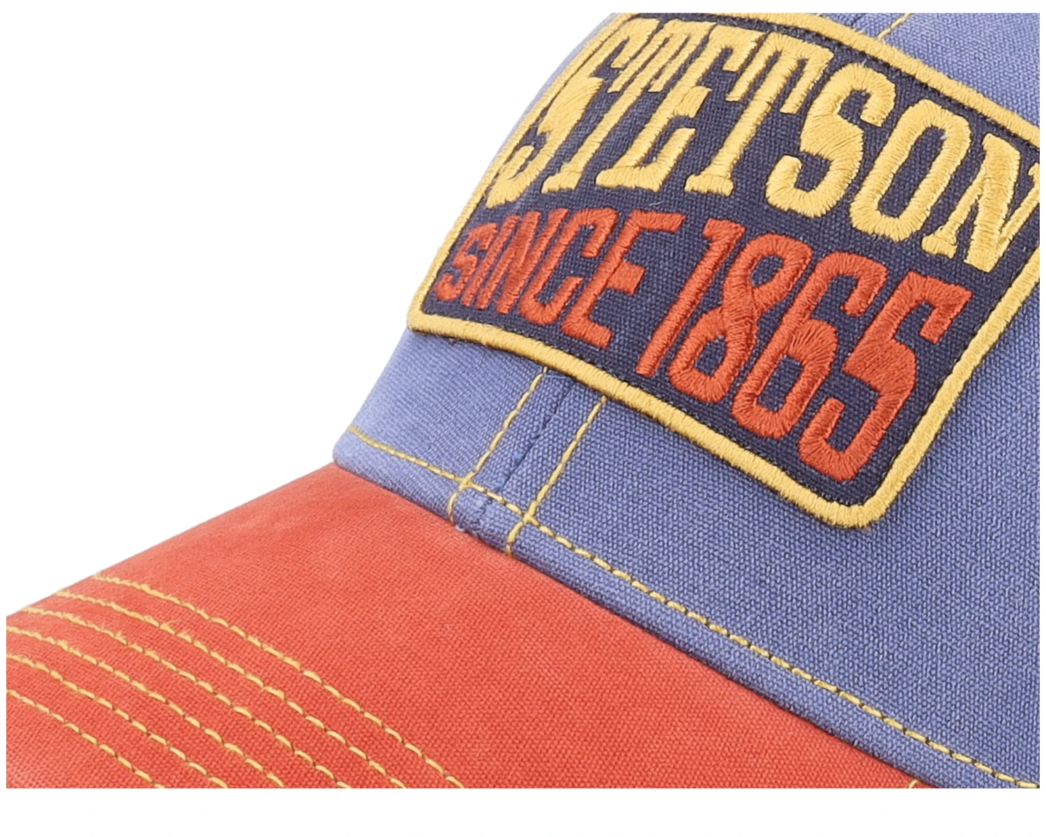 Baseball Since 1865 Vintage Blue/Red Adjustable - Stetson 6 Baseball Since 1865 Vintage Blue/Red Adjustable - Stetson - Image 6