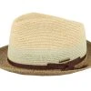 Player Toyo Beige/Brown Straw Hat - Stetson
