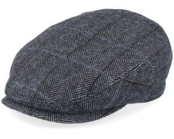Kent Wool Charcoal Flatcap - Stetson