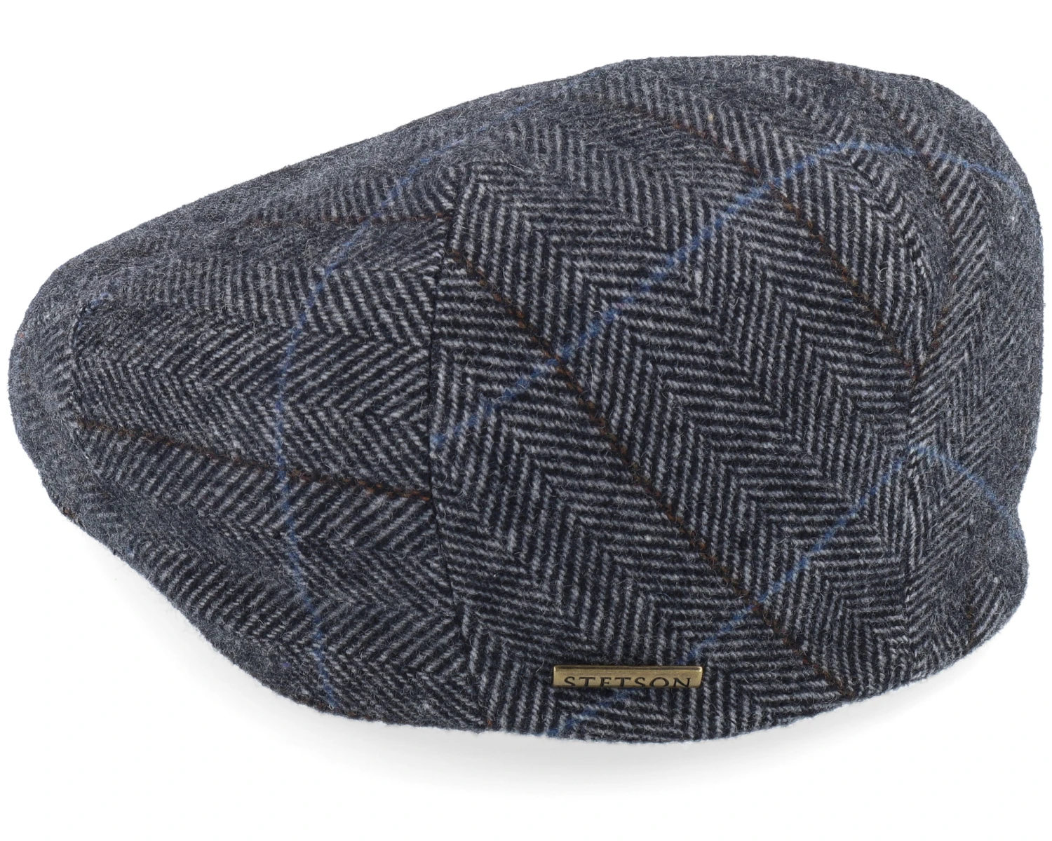 Kent Wool Charcoal Flatcap - Stetson 2 Kent Wool Charcoal Flatcap - Stetson - Image 2