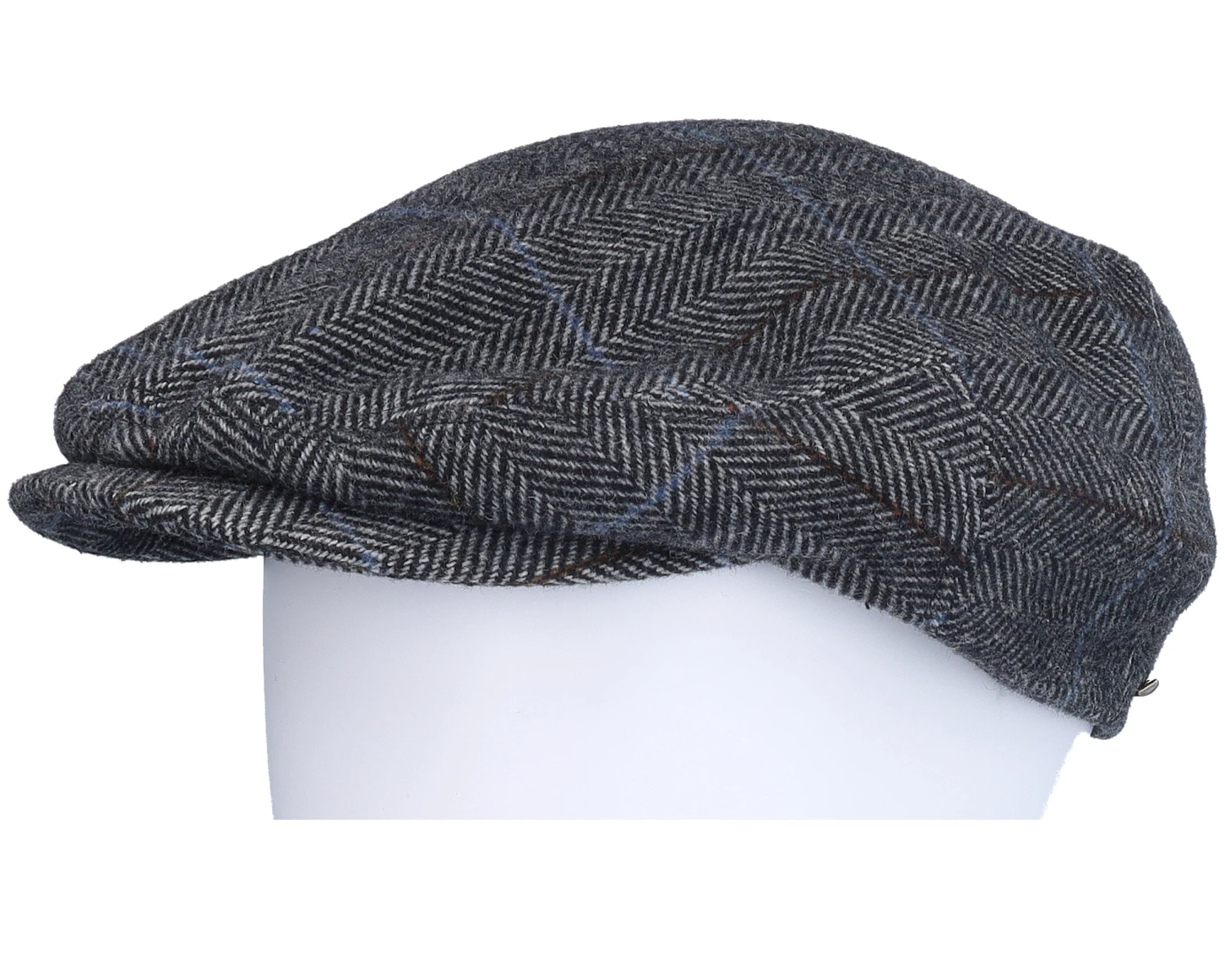 Kent Wool Charcoal Flatcap - Stetson 5 Kent Wool Charcoal Flatcap - Stetson - Image 5