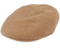 Ivy Cap Wool/Cashmere Camel Flat Cap - Stetson