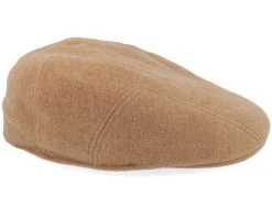 Ivy Cap Wool/Cashmere Camel Flat Cap - Stetson -Fashion Hat Discount Store 4063633144011 3