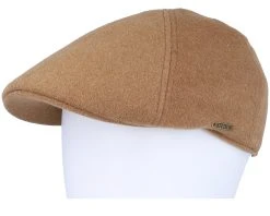 Texas Wool/Cashmere Camel Flat Cap - Stetson -Fashion Hat Discount Store 4063633144295 5