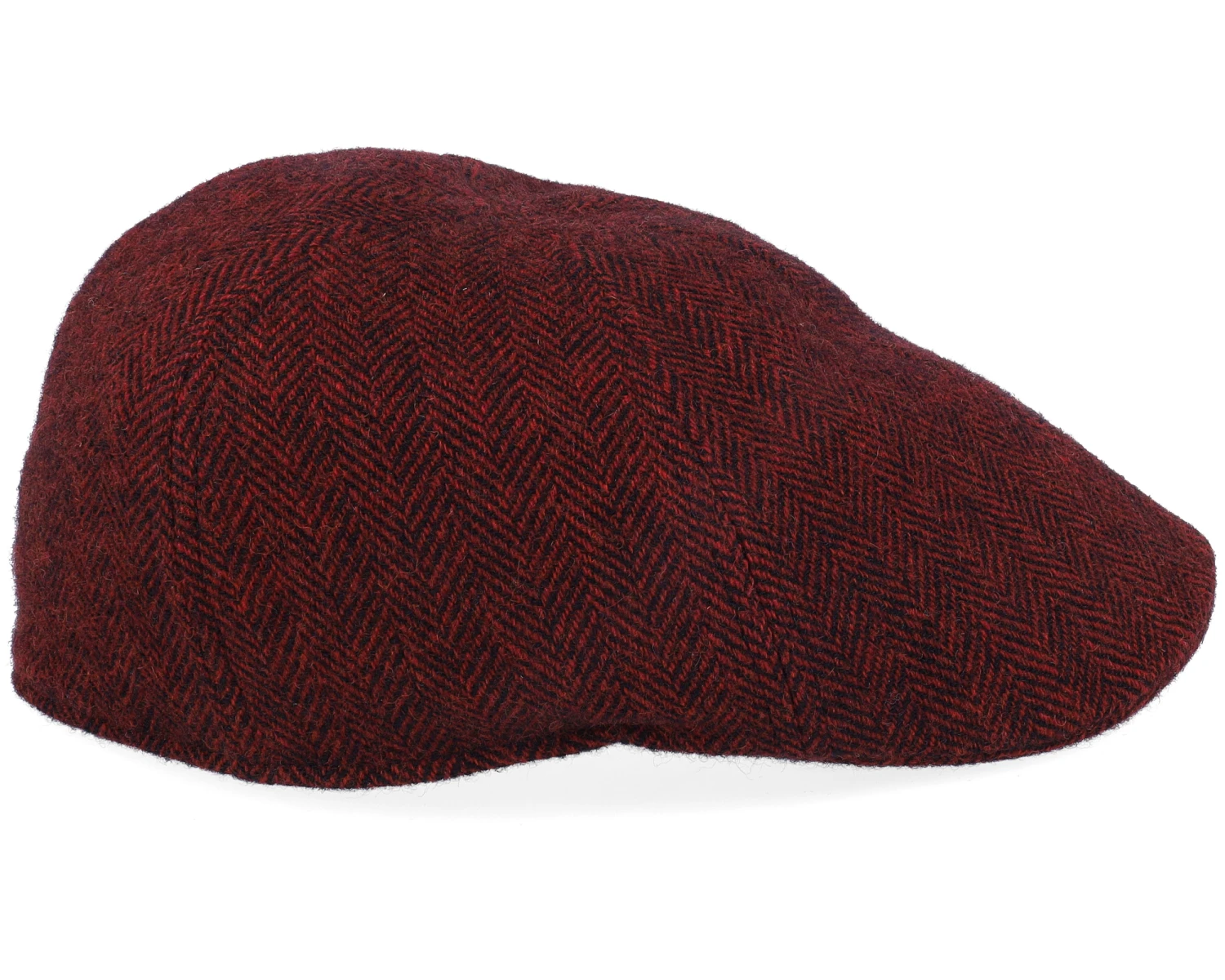 Texas Wool Herringbone Red Flat Cap - Stetson 3 Texas Wool Herringbone Red Flat Cap - Stetson - Image 3