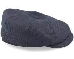 Hatteras Wool Twill Charcoal Flat Cap - Stetson -Fashion Hat Discount Store 4063633147227 4