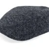 Ivy Cap Jersey Black/Charcoal Flat Cap - Stetson