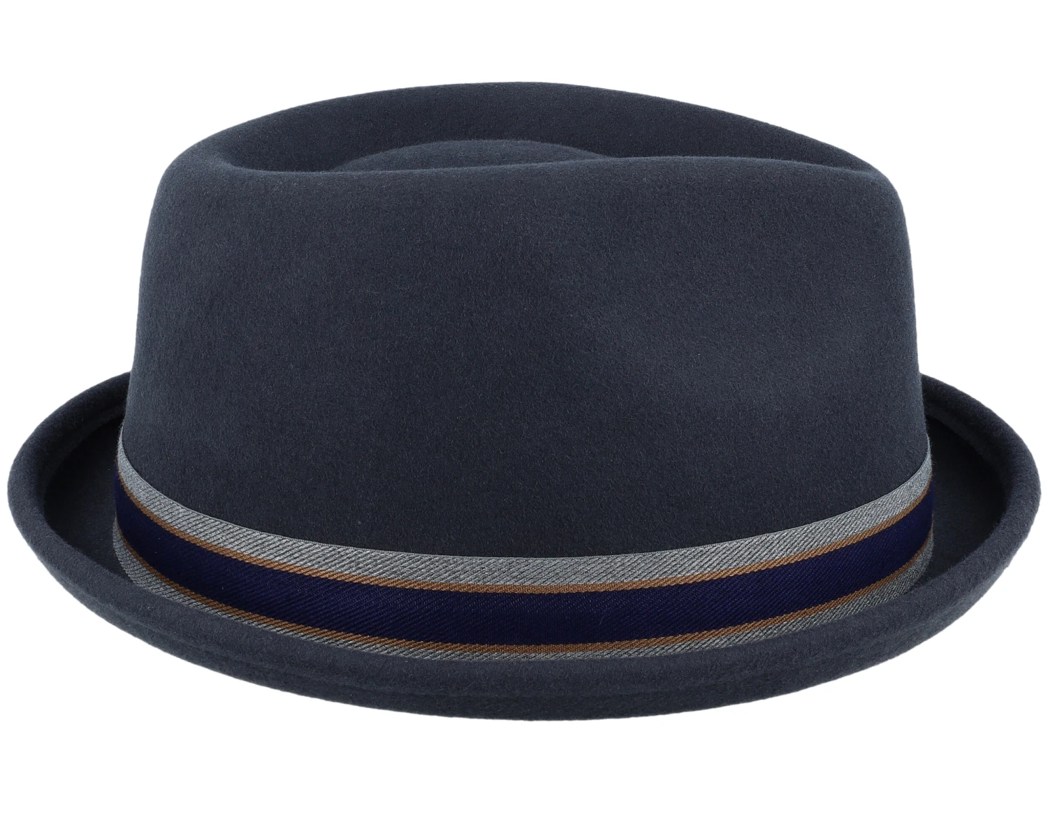 Player Woolfelt Charcoal Fedora - Stetson 3 Player Woolfelt Charcoal Fedora - Stetson - Image 3