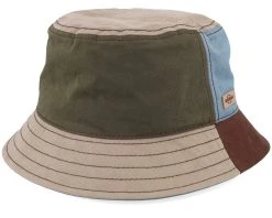 Bucket Waxed Cotton Color Block Multi Bucket - Stetson
