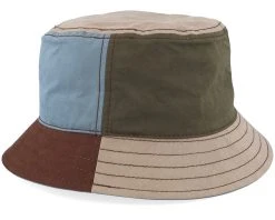 Bucket Waxed Cotton Color Block Multi Bucket - Stetson -Fashion Hat Discount Store 4063633149672 4