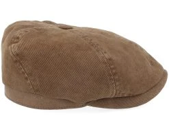 6-panel Cap Soft Cotton Brown Flat Cap - Stetson -Fashion Hat Discount Store 4063633149900 3