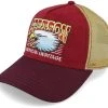 Eagle Head Red/Maroon Trucker - Stetson