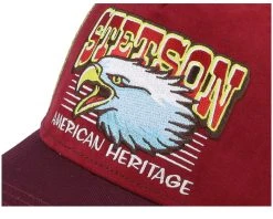 Eagle Head Red/Maroon Trucker - Stetson -Fashion Hat Discount Store 4063633151545 6