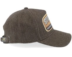 Wool/Linen Brown A-Frame Adjustable - Stetson -Fashion Hat Discount Store 4063633151569 4