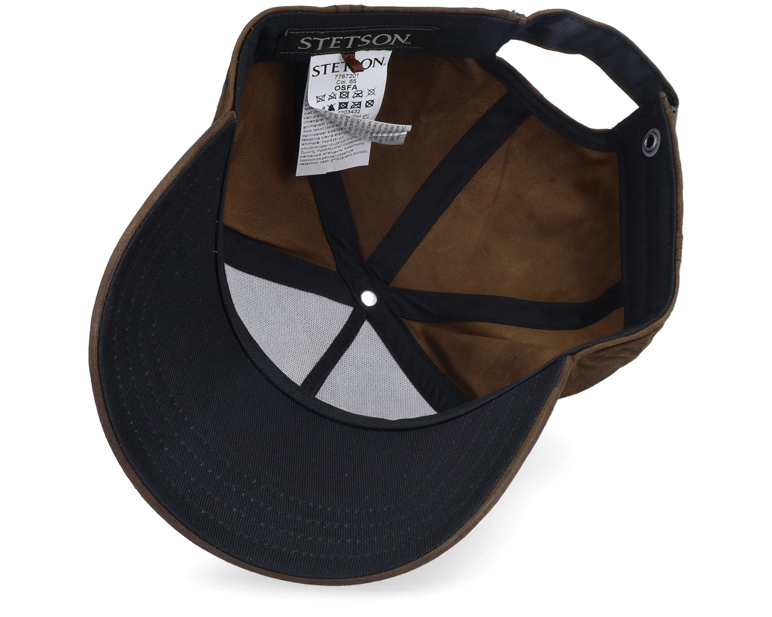 Trucker Cap Oily Goat Brown Suede Adjustable - Stetson 5 Trucker Cap Oily Goat Brown Suede Adjustable - Stetson - Image 5
