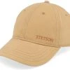Baseball Cap Brushed Twill Camel Dad Cap - Stetson