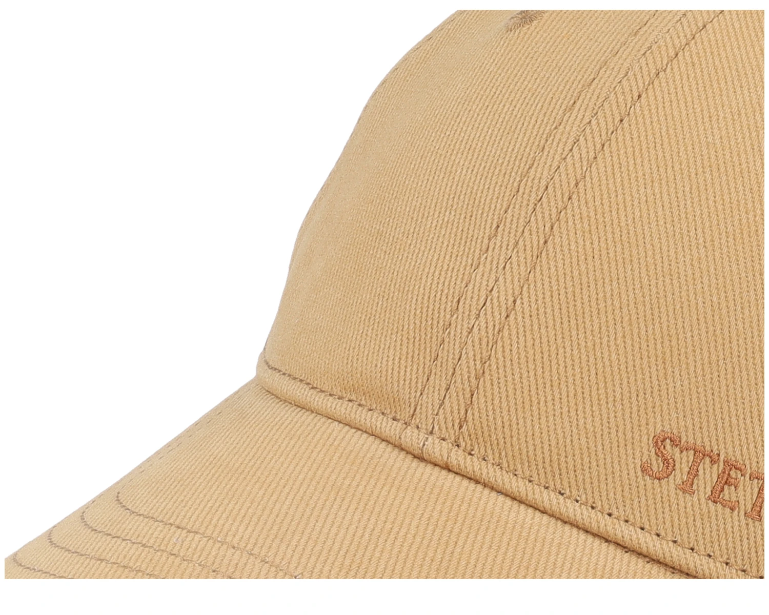 Baseball Cap Brushed Twill Camel Dad Cap - Stetson 6 Baseball Cap Brushed Twill Camel Dad Cap - Stetson - Image 6