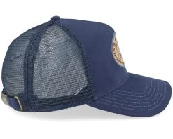 Vintage Brushed Twill Navy Trucker - Stetson -Fashion Hat Discount Store 4063633152139 4