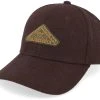 Baseball Cap Vintage Logo Patch Wool Brown Adjustable - Stetson