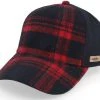 Shadow Plaid Red/Black Adjustable - Stetson